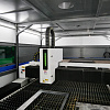 FL-L1560FEHR-1000-D350-Raycus Лазерный станок для резки листового металла и труб со сменным столом и кабинетной защитой